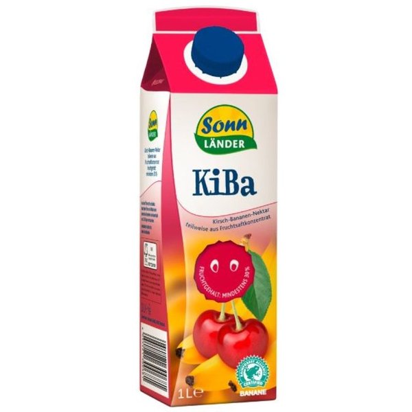 Sonnländer KIBA- Kirsch-Bananen-Nektar 1l