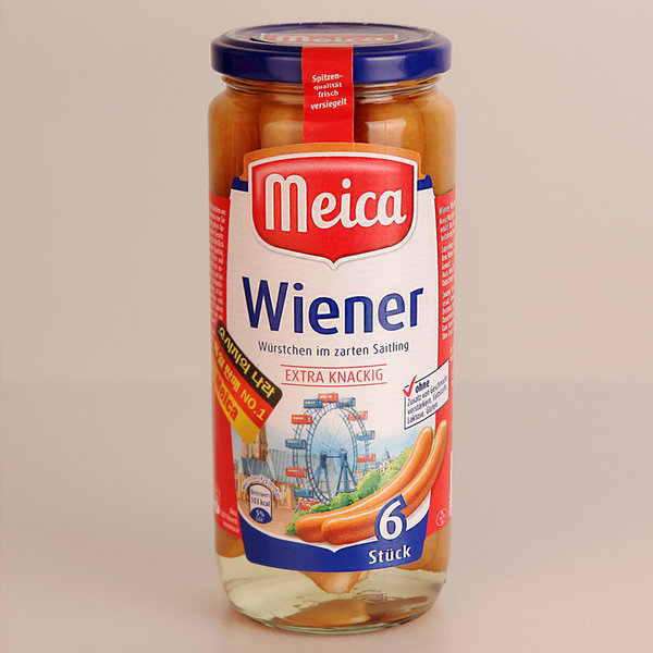 Salchichas Wiener Meica 6 Unidades
