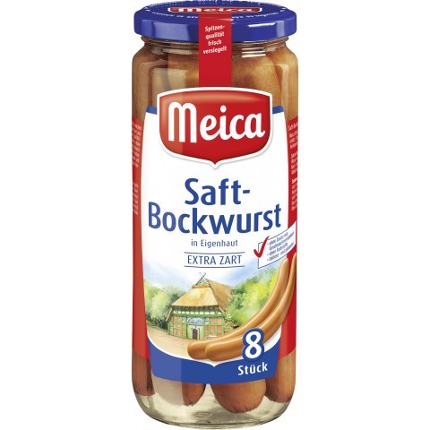 Saft-Bockwurst Meica 8 Stück