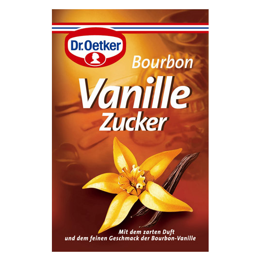 Bourbon Vanille Zucker 3X8 gr Dr. Oetker