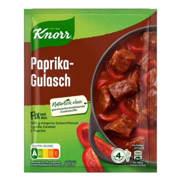 Knorr Fix Gulasch con pimiento estilo húngaro 48g