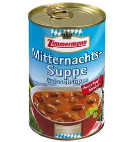 Mitternachts-Suppe Gulaschsuppe Zimmermann 400 ml