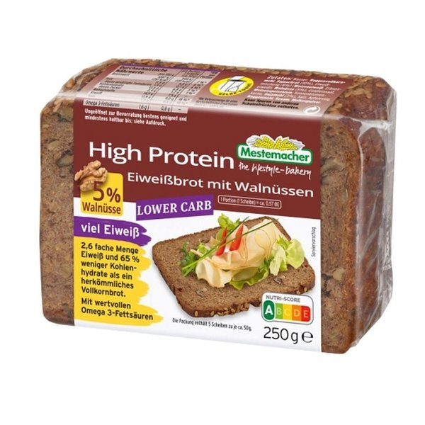 Pan Proteico con nuez 5% 250g
