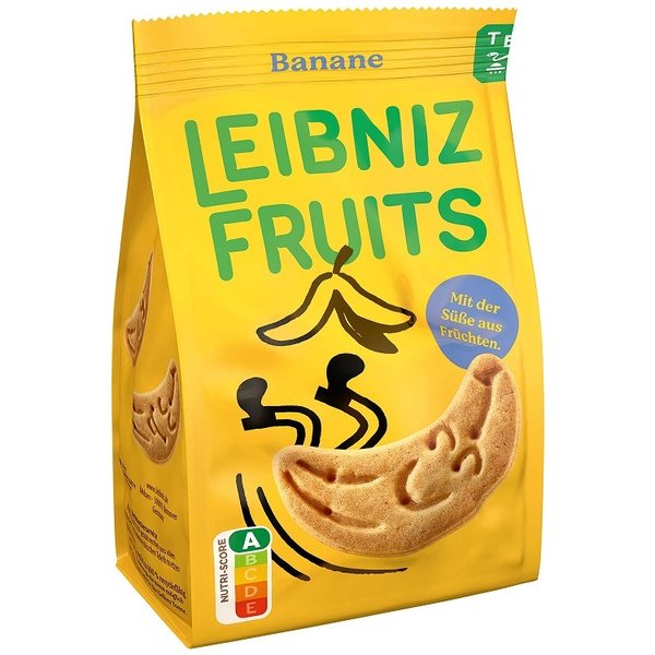 Galletas Leibniz Fruits plátano 100g