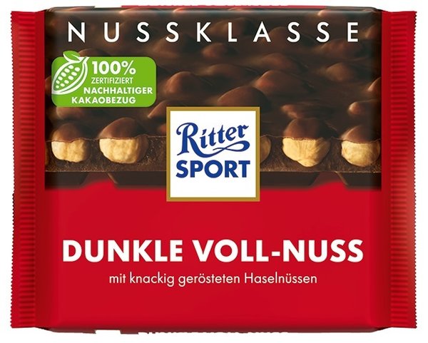 Ritter Sport Dunkle Voll Nuss 100g