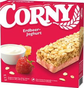 Barritas Corny yogur y fresa 6 barritas 150g
