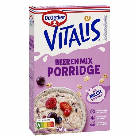 Dr. Oetker Vitalis Porridge frutos bosque 460g