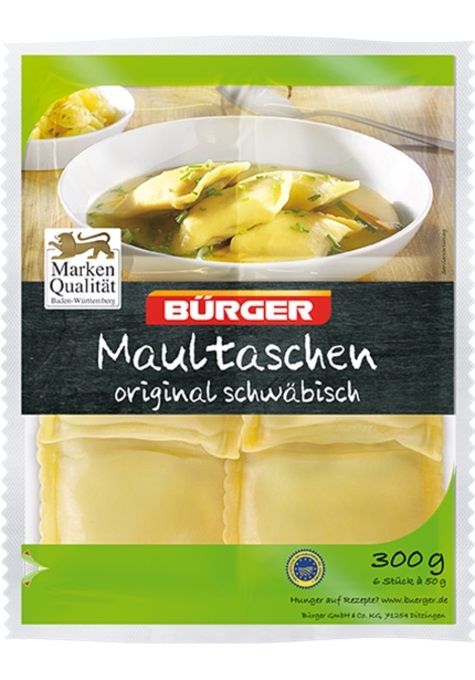 Maultaschen Bürger 300 gr.  *** Gekühlt ***