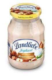 Yogur de Avellanas Landliebe 500g  tarro cristal *Refrigerado*