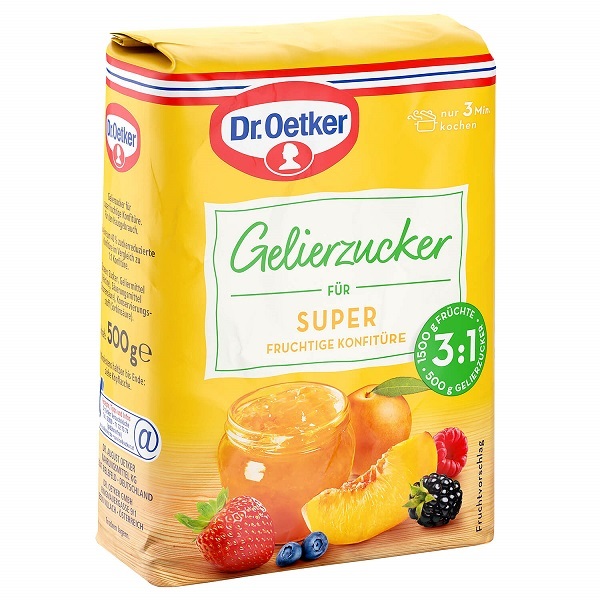 Azúcar gelificante para confituras Super 3:1, 500gr. Dr. Oetker